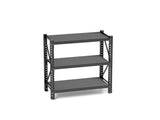 3-Tier Industrial Shelving Rack - 47in, Heavy Duty Steel Shelving Unit Adjustable, 51.2" W*23.6" 28824879