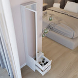 Length 11.8" x Width 15.7" x Height 63" Simple Stylish Dressing Mirror Full Body Mirror W3258P311361