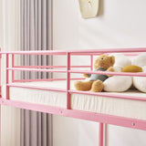 Twin Over Twin Bunk Bed for Kids Teens Adults, Heavy Duty Metal Bunk Bed with 47332895