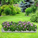 2 Pcs 841ft Galvanized Raised Garden Bed, Metal Outdoor Planter Box, Rectangular Garden Bed for 28680578