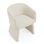 ZUN Modern style simple and elegant chair, beige leisure chair, suitable for dining/bedroom/living W487P186354