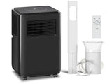 440 Sq.Ft Black Portable Mobile AC, Dehumidifier Fan 24H Timer, Auto Sleep, Window Kit 29765233