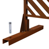 Outdoor & Indoor Privacy Metal Privacy 76" H48" W, Freestanding Decorative Privacy W465P193249