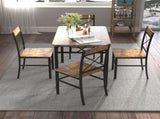 Dining Table Set for 4, Wood Kitchen Table with Chairs Dinning Table Set for Kitchen & Dining Room, 53776842