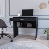 Kaylor Storage Desk, Modern Design with Drawer and Shelf B128P176189