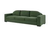 Modern 3-seater Sofa 84.7" Sofa Couch Upholstered Sofa with Curved Backrest for Living Room or Small N763P411268F