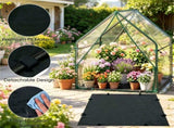 36" x 36" x 43" Mini Outdoor Greenhouse with Detachable PE Bottom Mat, HeavyDuty Metal Frame Small 08844628