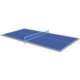 8ft Blue Mid-Size Ping Pong Conversion Top Foldable & Portable Table Tennis Table Top for Indoor 62243630