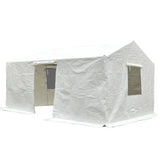 12'x20' Gazebo Cover for Hardtop Gazebos, Outdoor Universal Winter Gazebo Cover with Sidewalls and W1859P227658