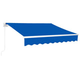 133.9"D x 118.1"W x 59"H retractable awning blue 38559812