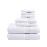 ZUN 100% Cotton 8 Piece Antimicrobial Towel Set B03599309