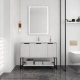48 Inch Freestanding Bathroom Vanity With Resin Basin,48x18 W99951398