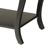 Black 2-shelf End Table B062P181375