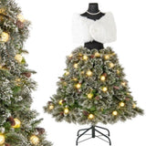 ZUN 5 FT Pre-lit Mannequin Artificial Christmas Tree 59088309