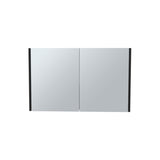 Bouti 19.7" H x 31.5" W Double Door Mirror Medicine Cabinet, Three interior Shelves for Bathroom, B200P240249