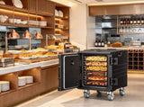 95 Qt Hot Box Food Carrier, Front-Loading End Loader with Wheels, Buckle & Handles, 35179297