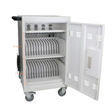 Mobile Charging Cart and Cabinet for Tablets Laptops 30-Device With Combination Lock W110258543