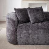 Modern Upholstered Oversized Sectional Sofa, 114-Inch Chenille 4-Seater Extra Deep & Wide Seat W834P236550