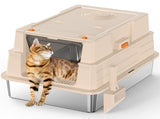 STAINLESS STEEL CAT LITTER BOX BIG SIZE W1612P461521