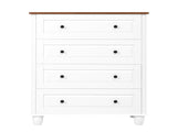 Modern Chest of Drawers, 4 Drawer Dresser, Tall Wood Storage Cabinet for Living Room, Entryway, W1157P307939