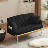 BLACK 2 SEATER SOFA W588P300280