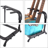 3-Slot Guitar Holder Rack Stand Black 41338093