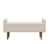 Teddy velvet storage stool, ,with storage space, suitable for apartments, living rooms and W487P226362