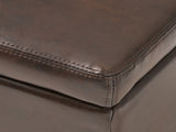 Upholstered PU Leather Storage Ottoman, Solid Wooden Legs N757P414088O