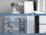 3 Tier Bookshelf, Free Standing Shelf, Bookcase Shelf Storage Organizer, Industrial Book Shelves for 91327099