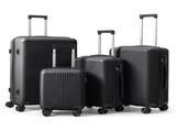 Non-TSA customs lock 4-in-1 PP trolley case, 16in, 20in, 24in, 28in, PP, black 83154876