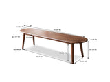 Natural Oak Wood for Dining Bench Table Bench for Living Room 66320780