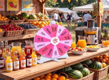 24" Spinning Prize Wheel with Foldable Stand Stand-Up & Tabletop Fortune Wheel - Pink 59307711