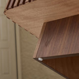 35.43 Inch Modern Handcraft Drum Table Square Table for Living Room,Lift Top Wooden W2582P340812