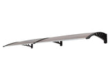 80*38in Household Application Door & Window Rain Cover Eaves Brown Board & Black 38522400