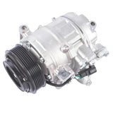 A/C Compressor W/ 6-Groove Pulley Replacement for Ford Edge 2012-2015, Explorer 2012-2013 L4 2.0L 36617677