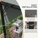 2 Pcs Pergola Replacement Canopy 15283042