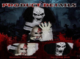 1.8ft Halloween Decoration Scary Clown, Sound-Actived Party Decor with Creepy Sound , Scary Haunted 23740045