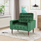 ZUN Mirod Comfy Arm Chair with Tufted Back , Modern for Living Room, Bedroom and Study 64937.00