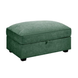 Ottoman - chenille-Green W3041P293498