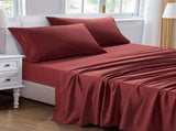 Bed Sheets 4-Piece Set OEKO-TEX Certified Bedding with Fitted Sheet, Flat Sheet & Pillowcases 60295890