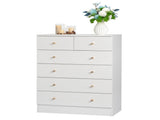 Modern Simple 6-Drawer Dresser White 92555143