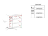 Medicine Cabinet, 1 Door, 7 Shelves, White B097P369426