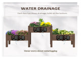 73" x 18" x 32" 3 Elevated Garden Planters 3-Tier Raised Bed for Veggies, Herbs & Flowers 00457272