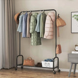 ZUN Floor-Standing Metal Coat Rack, Clothing Coat Rack With Bottom Rack, Hanger For Hanging Clothes And 59330454