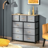 Kitchen Storage Cabinet/Fabric Cabinet-Light Grey 66821456