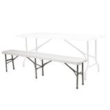 ZUN 6FT Outdoor Courtyard Foldable Bench 80733827