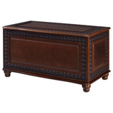 Deep Tobacco Flip Open Storage Cedar Chest B062P153828