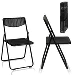 ZUN 6 Pack Plastic Folding Chairs, Lightweight Stackable Commercial Chairs, Portable Event Seats Indoor 18728848