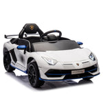 ZUN 12V Kids Ride On Car W/Parents Remote Control,Licensed Lamborghini Aventador Xago,Hydraulic pressure W1396P184346