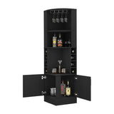 Seattle Bar Cabinet, Eight Bottle Cubbies, Two Large Open Shelves B128P176130